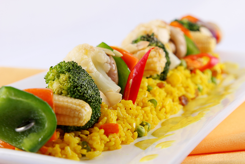 Grilled Vegetable Kebab